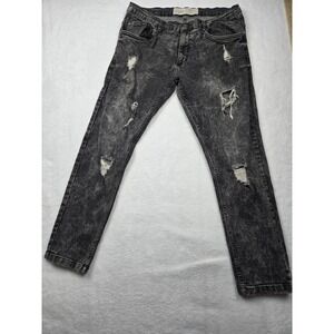 Spark‎ Distressed Torn Stretch Slim Jeans Size 36x30 stain